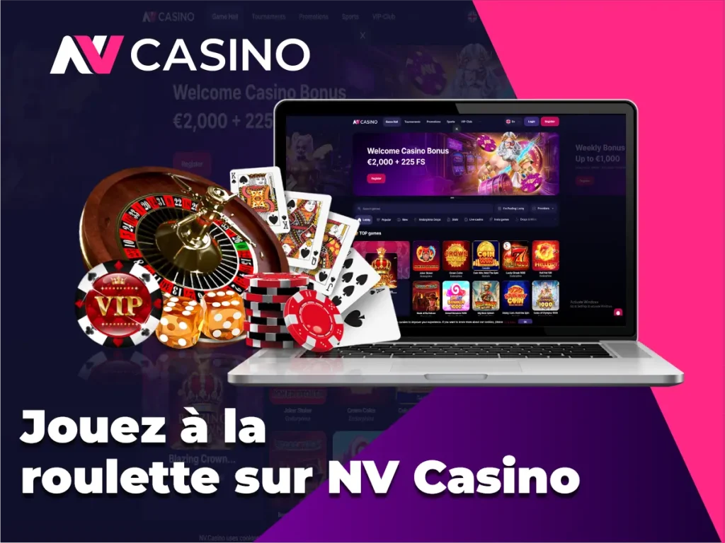 Jouez à la roulette sur NV Casino