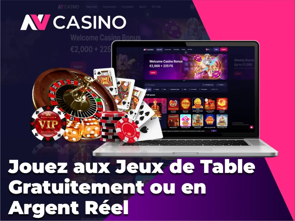 Jouez aux Jeux de Table Gratuitement ou en Argent Réel